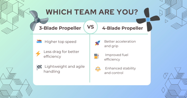 3 vs 4 blade propeller