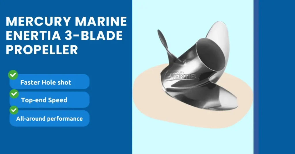 Mercury Marine Enertia 3-Blade Stainless Steel Propeller