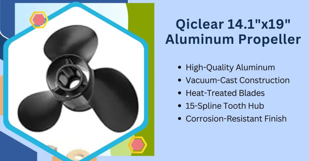 1. Qiclear 14.1"x19" 3-Blade Aluminum RH Propeller