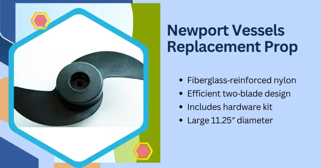 2. Newport Vessels 2-Blade Replacement Prop - Best for Newport/compatible thrust ranges