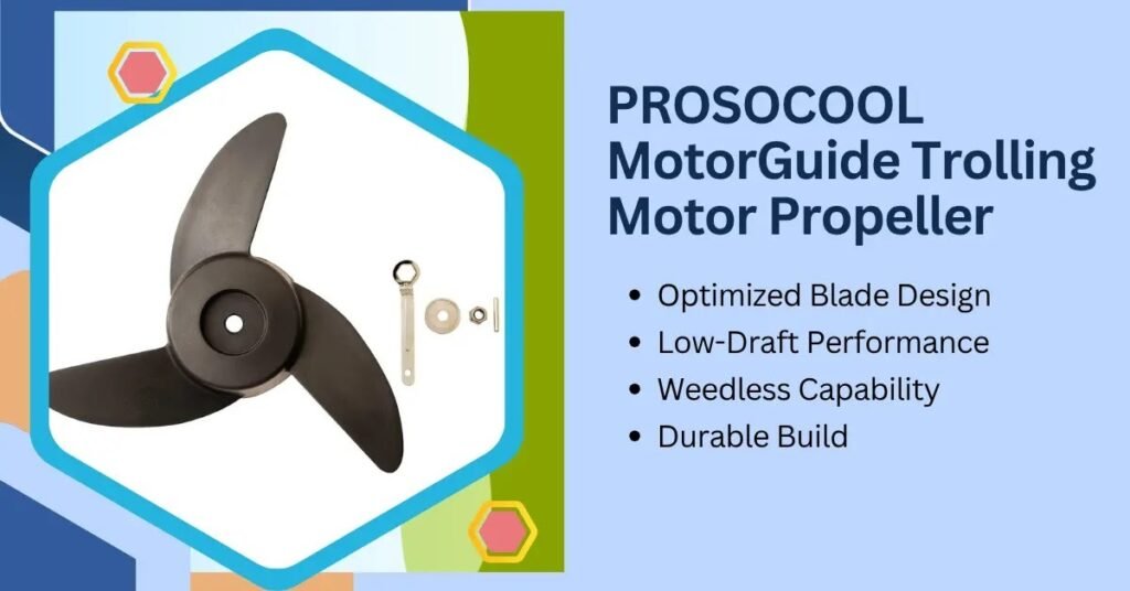 PROSOCOOL 3-Blade Trolling Motor Propeller